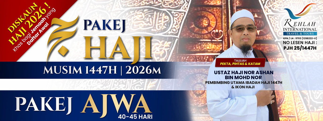 Pakej Haji Sultan - Musim 1447H/2026M - 40-45 Hari