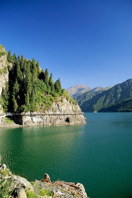 Tasik Tianchi, Xinjiang