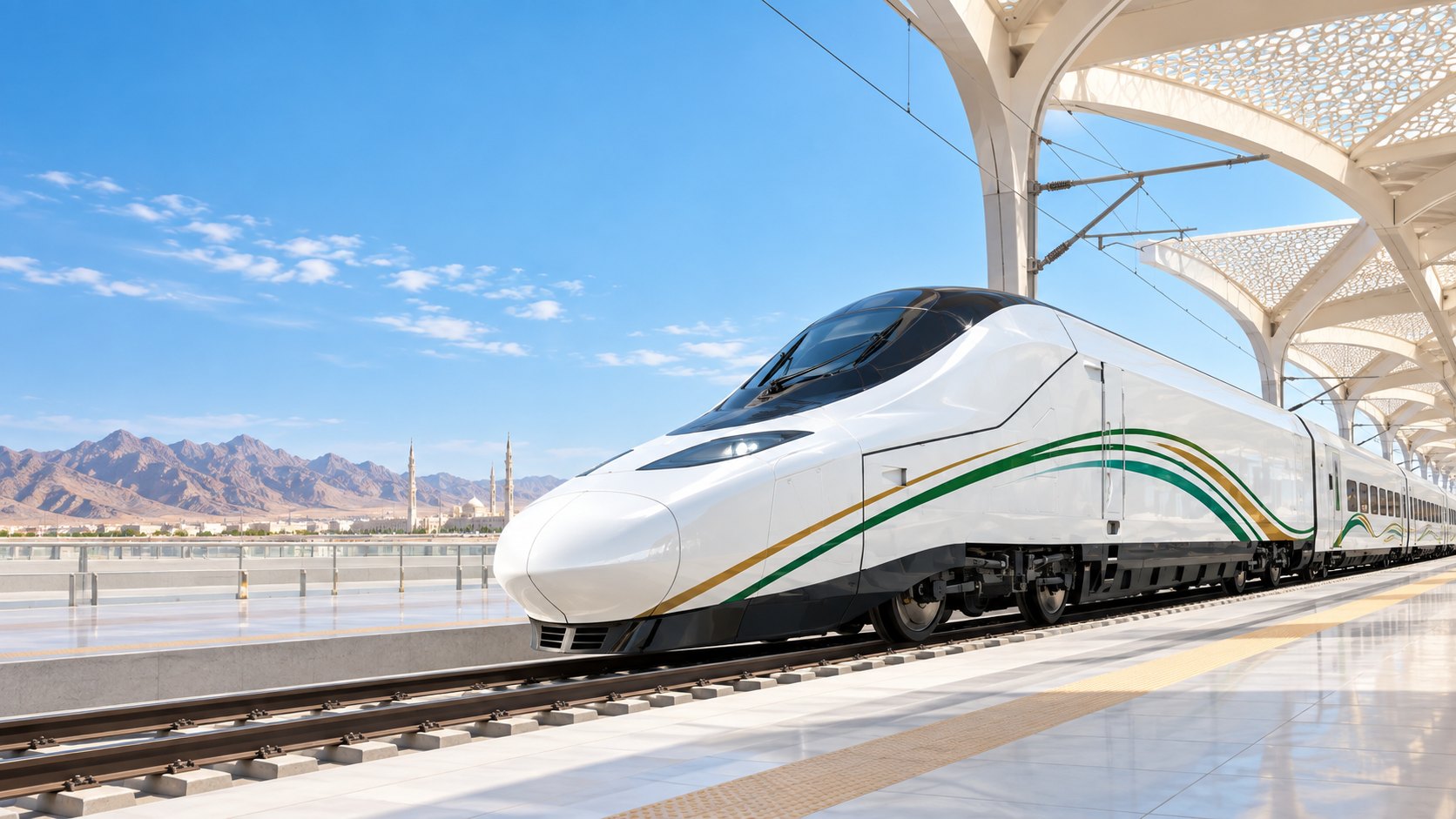 Ilustrasi tren laju Haramain