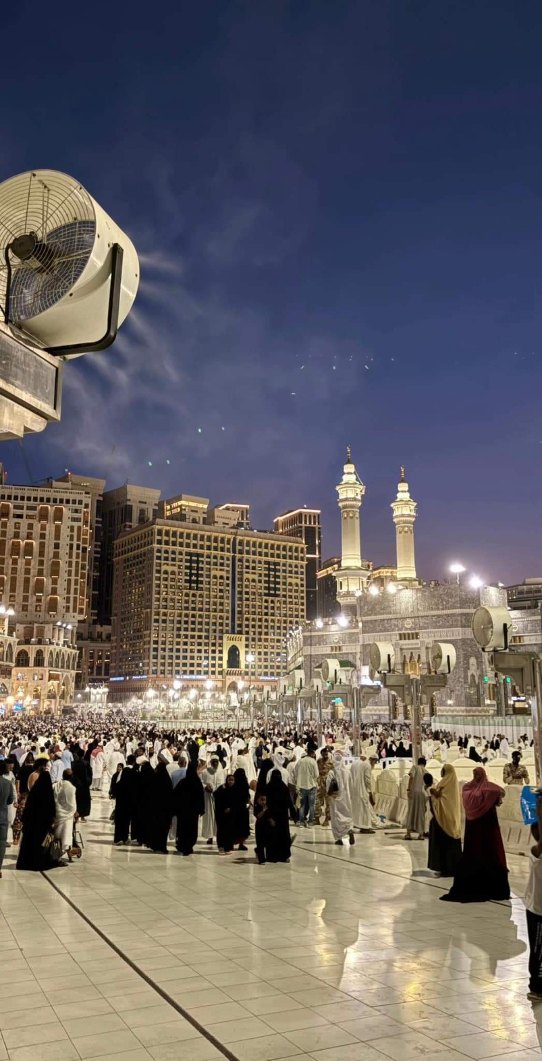 Pemandangan Masjidil Haram di Makkah
